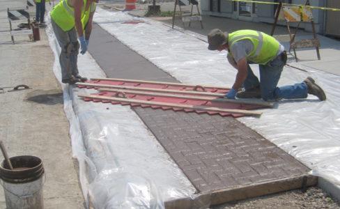 6  Colored And Stamped Concrete Terraces